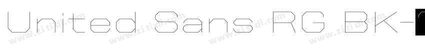 United Sans RG BK字体转换